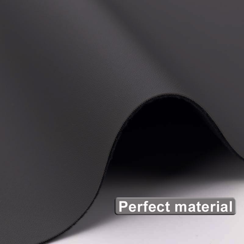 Черные чехлы на руль из искусственной кожи ручной работы для Ssangyong Rexton Rexton W