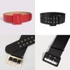 Womens Pu Material Belt With Circular Design For Daily Office And Party Looks