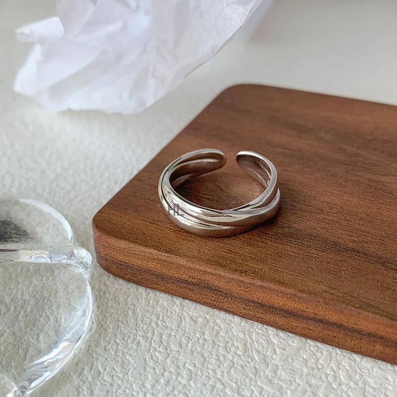 Кольцо-обертка из стерлингового серебра 925 пробы – Трендовый женский хип-хоп панк стиль высокого класса