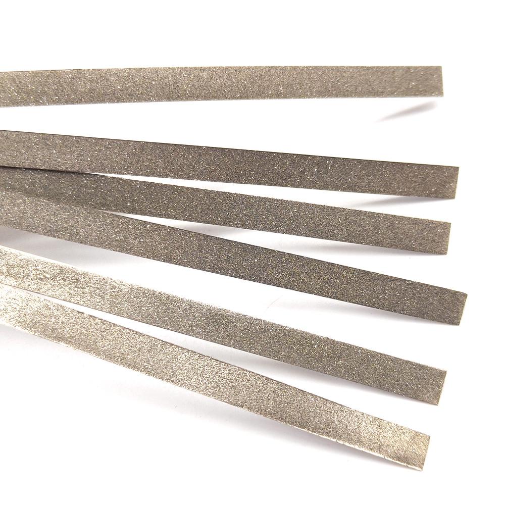 10 шт. Стоматологические алмазные полировальные палочки-полоски Алмазная шлифовальная поверхность с односторонней/двусторонней полировкой Материал для отбеливания зубов