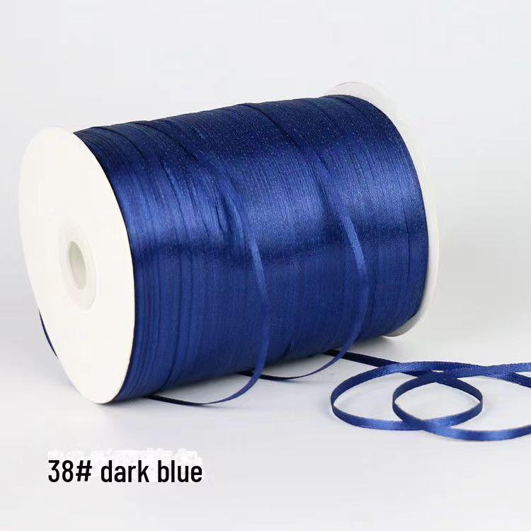 Атласная лента шириной 0,3 см для закладок, аксессуаров для волос и воздушных шаров, а также банта для подарочной упаковки.