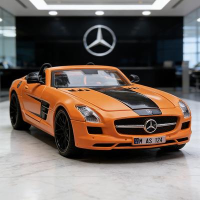 Майсто 1:24 Mercedes-Benz SLS AMG Суперкар Литой Автомобиль Литьевые Модели и Игрушечные Транспортные Средства Модель Автомобиля Миниатюрная Масштабная Модель Автомобиля Для Детей
