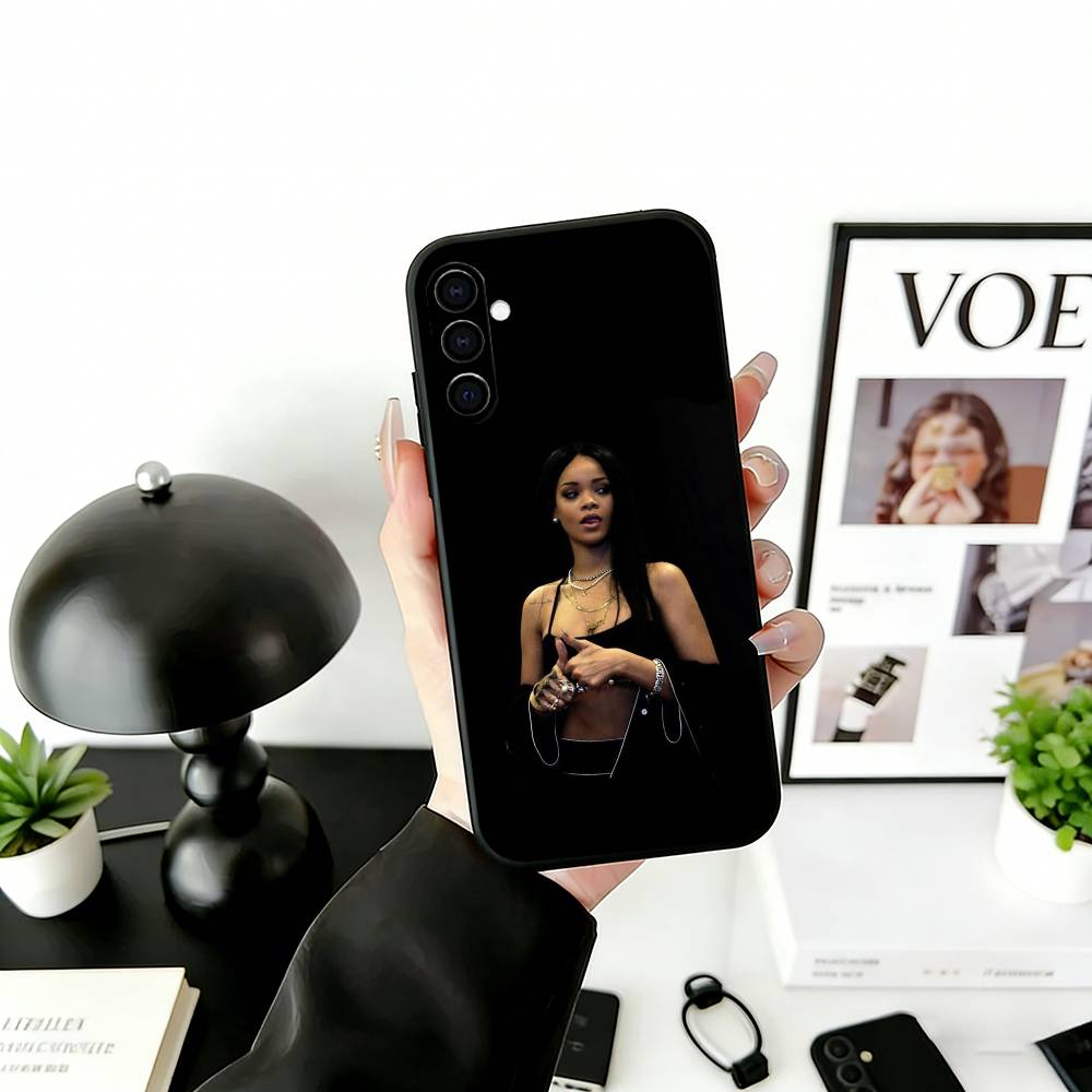 Чехол для телефона R-Ri L-Loud для Samsung Galaxy A73, A72, A71, A70, A53, A52, A51, Мягкий силиконовый черный чехол