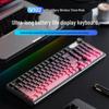EWEADN V102Ultra Wireless Three-Mode Keyboard with Digital Screen