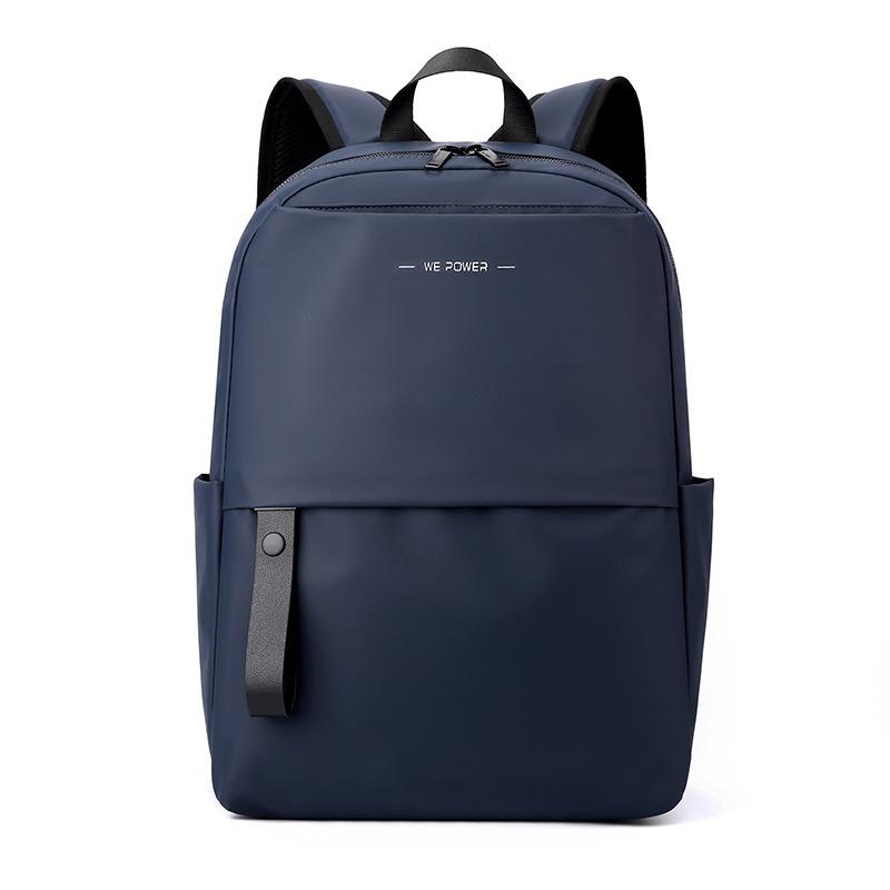 Men's Modern Nylon Backpack Water Resistant Material Laptop Compartment for Business Commute and College Campus