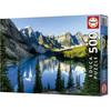 Puzzle - EDUCA - Lac en Alberta - 500 pièces - Paysage - 48x34 cm - Pour enfants à partir de 10 ans