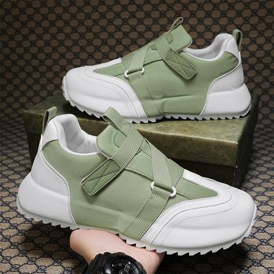 Весенне-летняя повседневная модная индивидуальная простая обувь для пап на толстой подошве, спортивная обувь