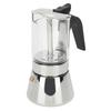 Кофеварка Moka Pot с видимым корпусом Greca Кофеварка из нержавеющей стали для плиты Кофеварка Moka Pot для