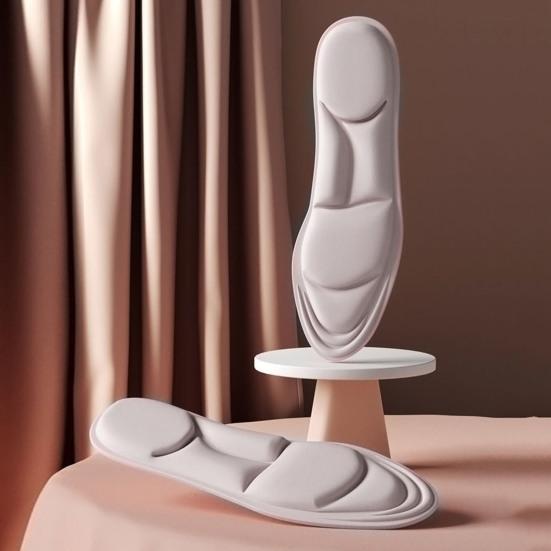 5D Insoles for Shoes Breathable Running Sport Insoles Arch Support Plantar Fasciitis Shoe Pads Memory Foam Shoe Inserts for All Shoes