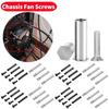 4 шт. Прочные крепежные винты для корпусного вентилятора, крепежные элементы для корпусного вентилятора для DIY модифицированного охлаждающего вентилятора