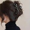 Geometric Metal Bow Hair Claws for Women Gold Silver Black Bowknot Hair Clip Thick Thin Head Hair Accessories Crab Clamp