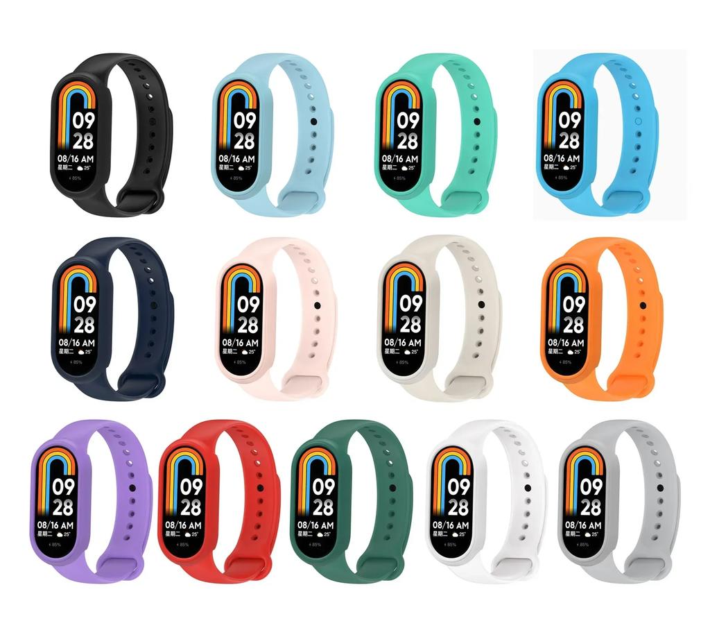 Чехол для часов из ТПУ-силикона для Xiaomi Band 8 9, Защитный корпус для Xiaomi Band 8, Чехол для умного браслета Mi Band8, Аксессуары для Mi Band8