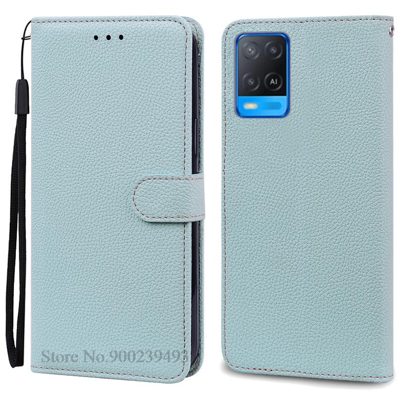 Для OPPO A54 Чехол A54 5G Кошелек кожаный флип-чехол Для OPPO A54 5G Чехол CPH2239 CPH2195 OPPOA54 A 54 Ударопрочный чехол для телефона Fundas