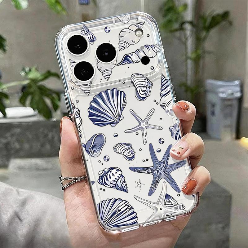 Силиконовый прозрачный чехол для телефона для iPhone 17 16 Pro 15 14 13 12 Pro Max 11 Прозрачный противоударный мягкий ТПУ Чехол с принтом Акула Черепаха
