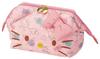 Skater Fluffy Clasp Pouch with Hello Width 17 X Depth 13 X Height KGAF1F Ears, Kitty, Sanrio, 9cm,