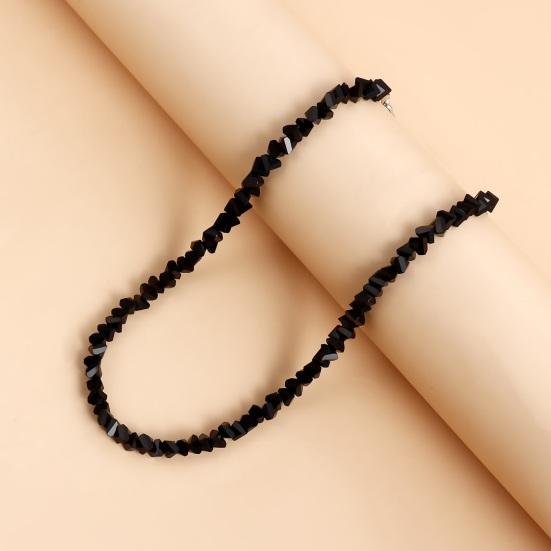 Yousheng женское ожерелье нерегулярный искусственный кристалл однотонный регулируемый с удлиненной цепочкой зажим-карабин клубный чокер для вечеринки дамское шейное украшение