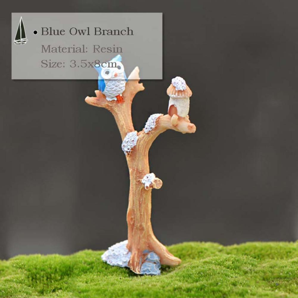 Vintage Decorative Figurines Mini House Water Fountains Flowerpot Fairy Garden Miniatures/Terrarium Pet Home Decor Ornaments DIY