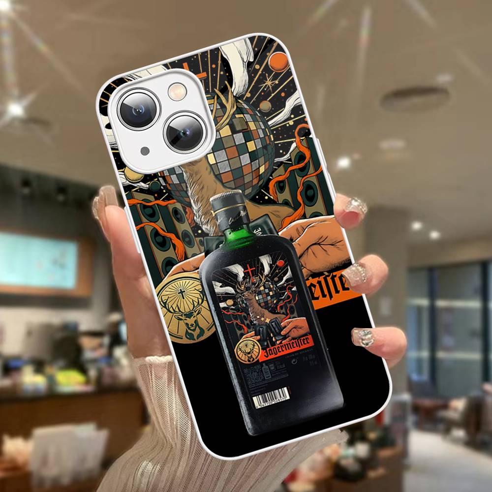 Hot J-JaegermeisterS For IPhone 14 13 12 Mini 11 Pro XS Max X XR 14 Plus Tempered Glass Cover