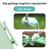 2Pcs Dog Poop Bag Carrier Portable Pet Waste Bag Dispenser Simple Stylish Dog Garbage Holder Dispensers Cleaning Supplies