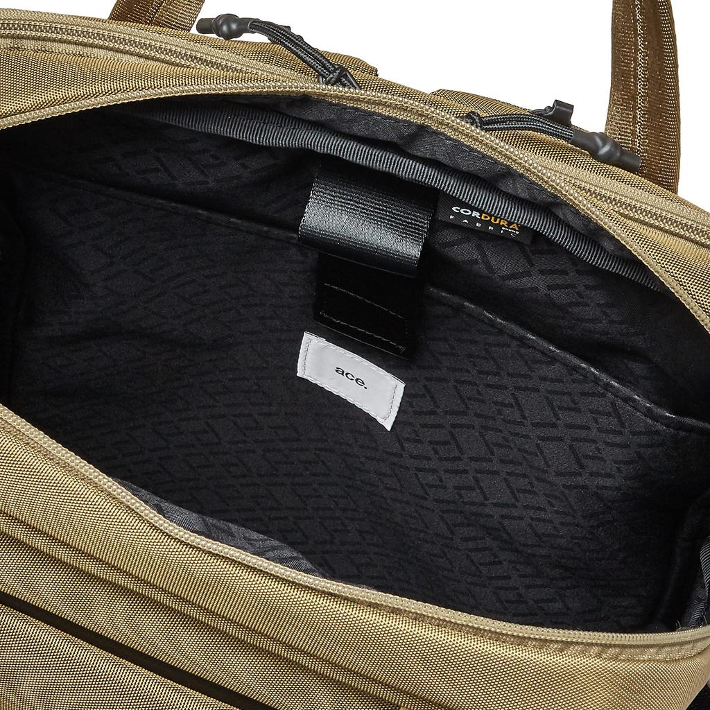 Рюкзак Ace Gene Multitide с дождевиком, имеет карманы, устойчивые к дождю и пыли, вмещает 14-дюймовый ноутбук, 67583, мужской, цвет «койот», размеры: H42 x