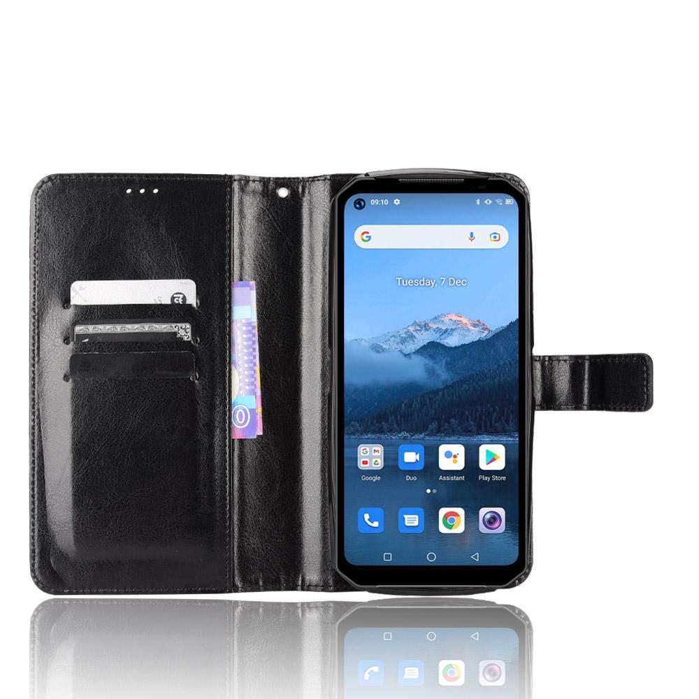 for Oukitel WP16 Wallet Case with Kickstand & Card Slots – Shockproof, Dustproof, Business Heavy Duty Flip Leather Cover