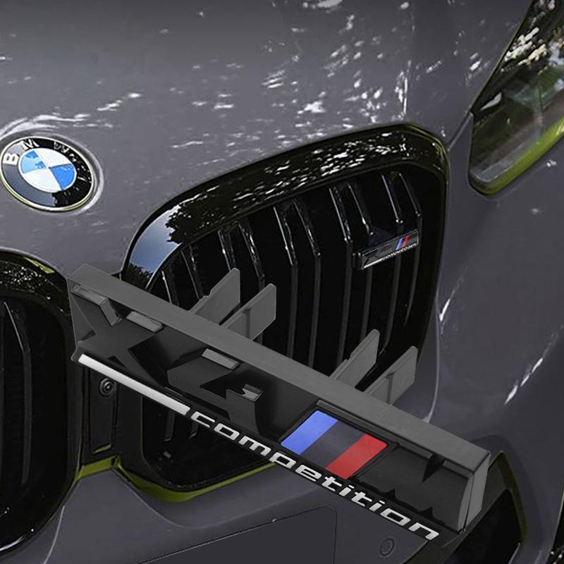 3D ABS Декоративные Аксессуары Значок-Эмблема Передней Решетки Автомобиля Для BMW M Competition M2 X3 M4 X5M M6 M7 F48 G01 E84 E83 F39 F10 F30