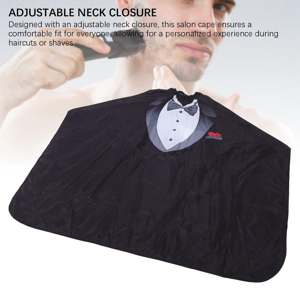 Профессиональная накидка для стрижки волос с регулируемой застежкой, водонепроницаемая, с защитой от грязи, для стрижки волос