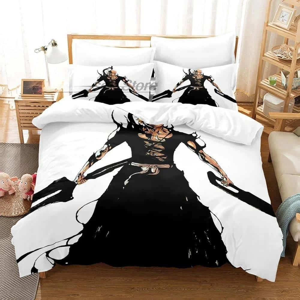 Новый 3D-принт аниме Bleach Kuchiki Rukia комплект постельного белья односпальный двуспальный двуспальный двуспальный комплект для взрослых и детей спальня пододеяльник наборы