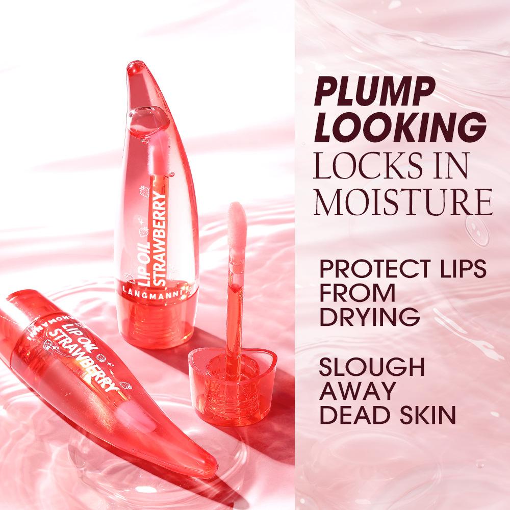 Розовый блеск для губ с алоэ вера, теплый цветной блеск для губ, увлажняющий бальзам для губ, против морщин, удаляющий омертвевшую кожу, масло для губ