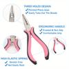 3 Holes Mini Plier For Micro Nano Ring/Links Feather Hair Extensions Opener and Removal Tool Hair Pliers Extension Tongs Tools