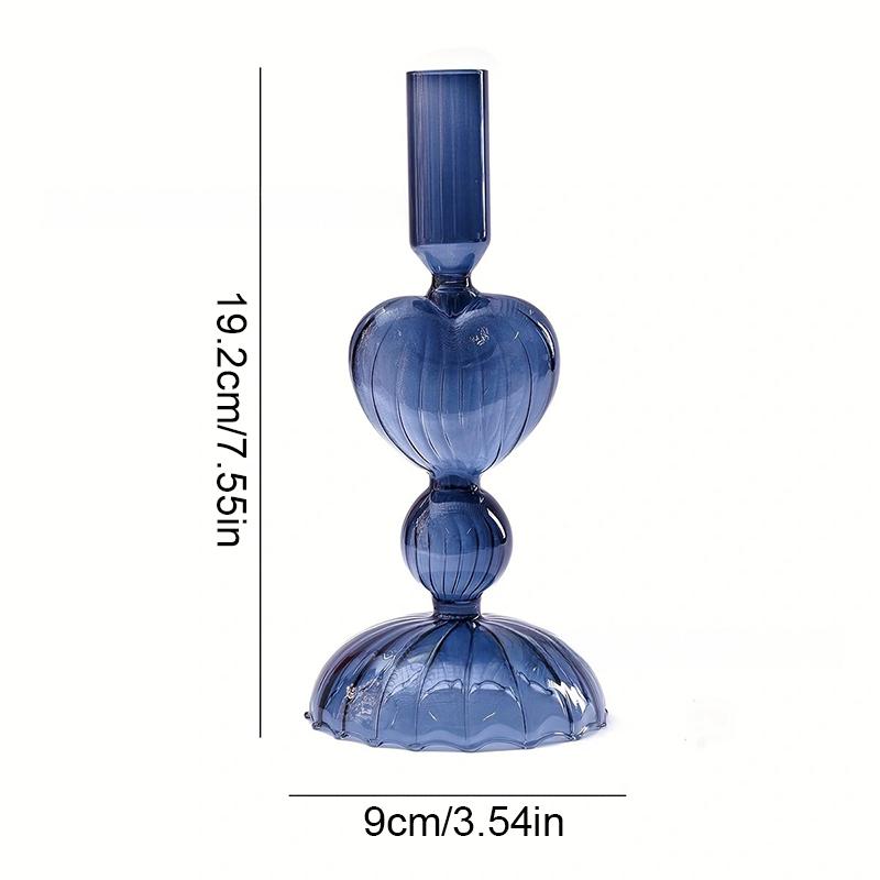 1шт стеклянная ваза гостиная столовая настольное украшение премиум-класса подсвечник композиция свет роскошный стиль мульти-стиль