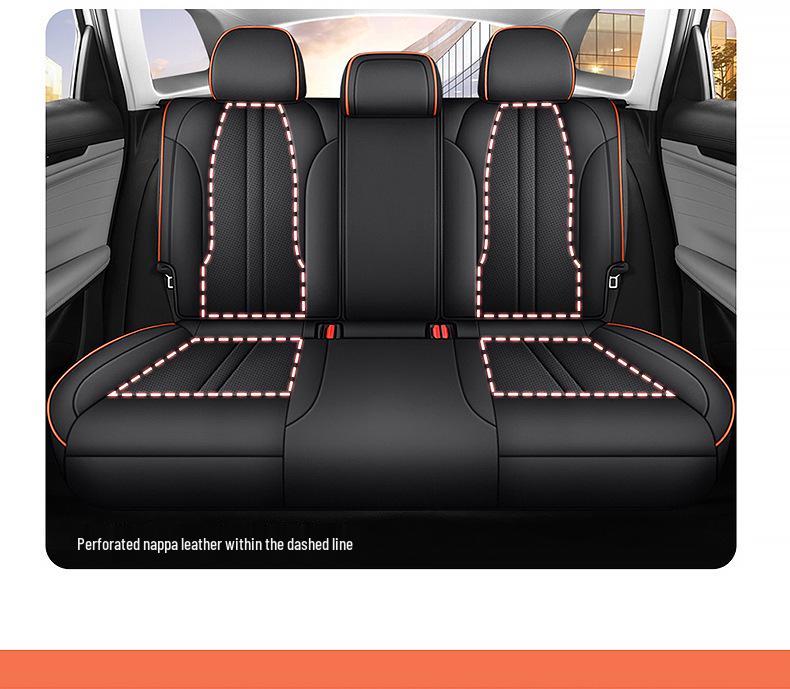 Boyue L Полный чехол на сиденье автомобиля из дышащей перфорированной кожи для всех сезонов