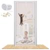 Anti-pet Door Curtain Zipper Partition Gauze Household Balcony Anti-mosquito
