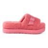 UGG Fluffita Sheepskin Integrated Comfortful Thick Sole Fashion Sandals Women Sandals Pink 1113475-PBSM