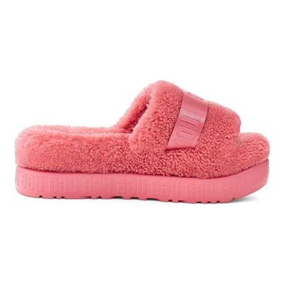 Fluffita Sheepskin Integrated Comfortful Thick Sole Fashion Sandals Women Sandals Pink 1113475-PBSM