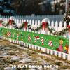 Добро пожаловать в Whoville Баннер на забор Смешной Рождественский Зимний Праздник Декор для Вечеринки Рождественский Знак для Двора Веранды Декорация Фон