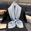 90 Minimalist Silk Scarves Women'S High-End Spring Summer Versatile Sports Style Scarf Tie Scarf