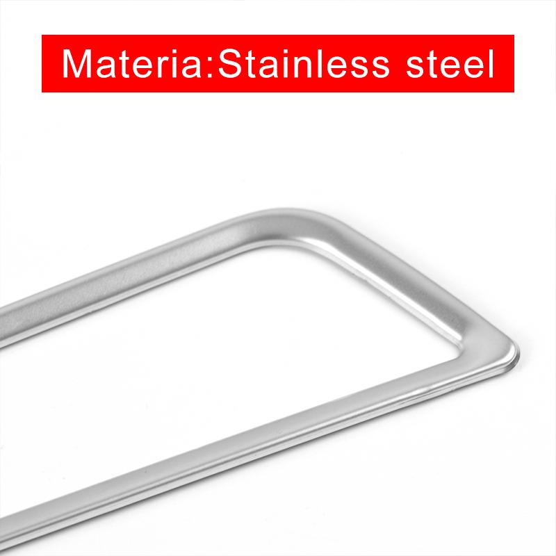 Для Volkswagen VW Golf 8 MK8 2022 Автомобильная центральная консоль из нержавеющей стали, накладка на вентиляционное отверстие для кондиционера