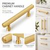 Brushed Gold Drawer Pulls Surface Mounted Furniture Handles New Cabinet Handles  Kitchen Cabinets