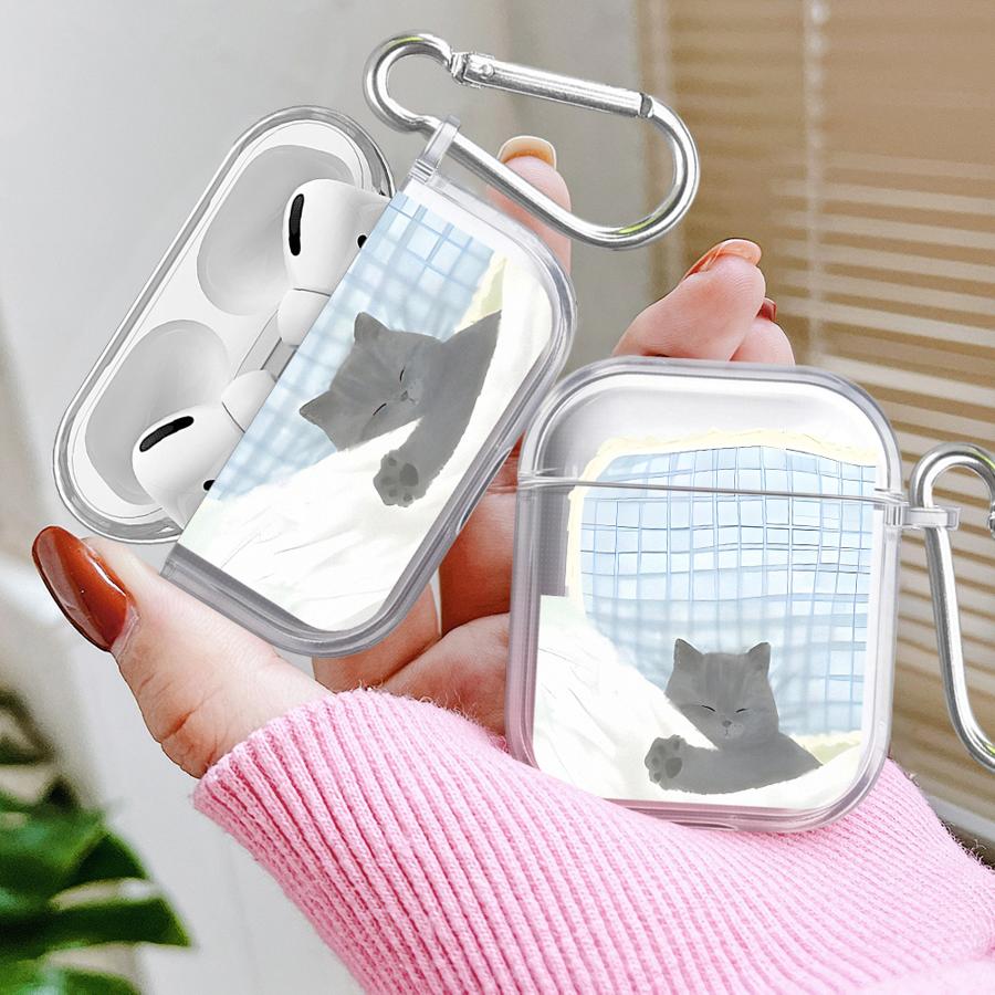Прозрачный чехол для наушников Cover Case Для Airpods Pro3 Pro2 2 Pro 1 3 4 Мультяшная собака