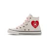 Converse Chuck Taylor All Star High Top Canvas Shoes White Red Baby