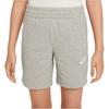 Nike Sportswear Club Shorts Teenagers Dark Gray Heather/white FZ5512-063
