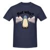 Unisex Nihilist Penguin But Why Arctic Snow Meme Philosophy Retro T Shirt Streetwear Cotton Crewneck Anime Shirt