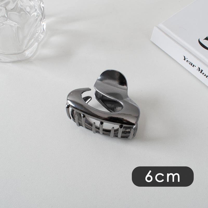 Metal Large Silver Luxury Solid Colors Hair Claws Grab Butterfly Elegant Vintage Headband Hair Clips for Women