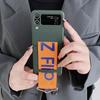 Роскошный чехол-держатель для ремешка на запястье для Samsung Z Flip 6 5 3 4 5G, тонкий матовый противоударный чехол-цепочка для Galaxy ZFlip 5