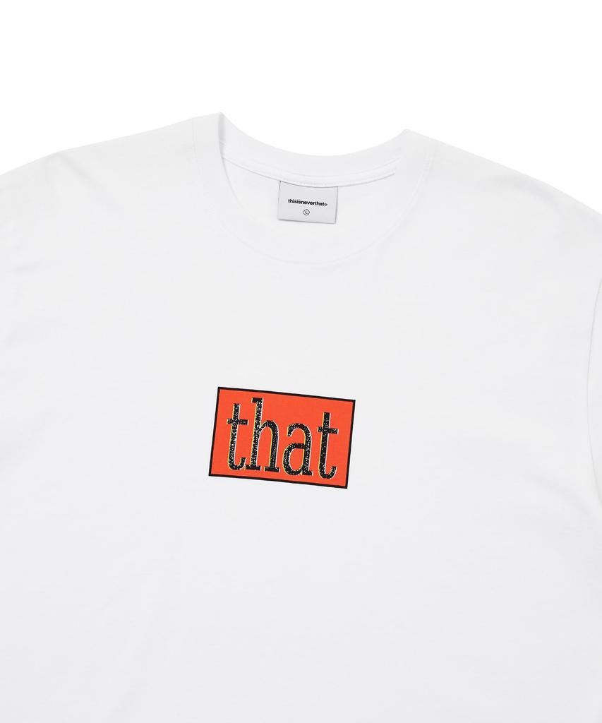 THISISNEVERTHAT Футболка с глючным логотипом Белая