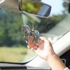 Рождественские украшения в виде лошадей 2D акриловая подвеска для подвешивания талисман для зеркала автомобиля для домашнего декора брелок и аксессуар для сумки