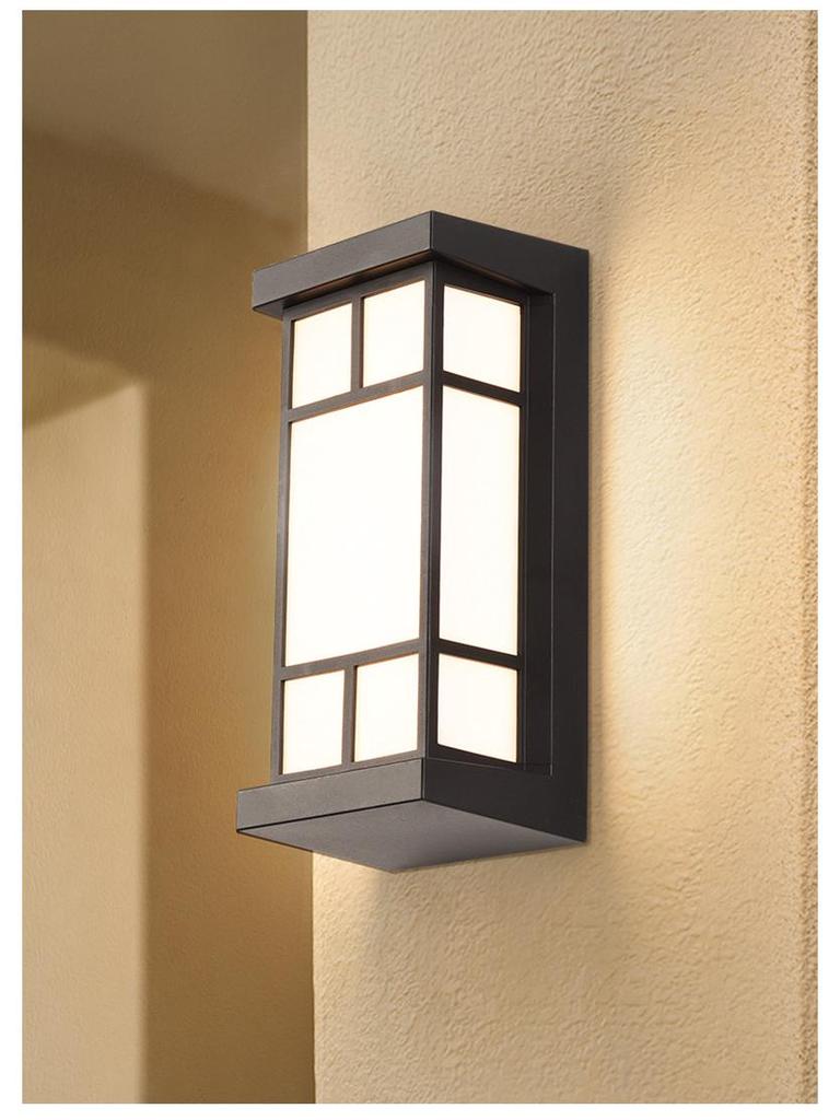 Светодиодный водонепроницаемый уличный настенный светильник для балкона, виллы, двора и спальни - современный китайский стиль