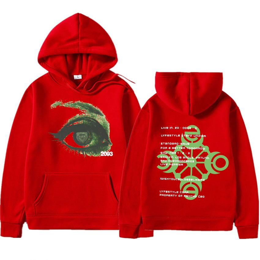 Худи с принтом глаз Yeat Lyfestyle 2093, мерч альбома, пуловеры, модные толстовки, мужской повседневный топ Y2K, эстетика, длинный рукав