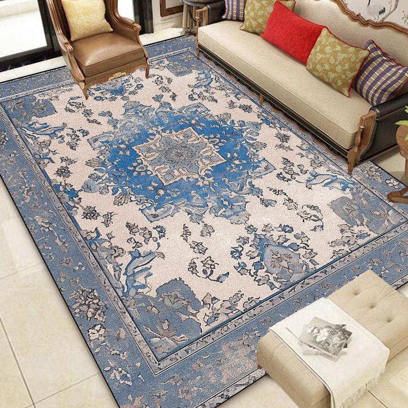 American Style Easy Clean Carpets Living Room Persia Decoration Large Area Rugs Washable Soft Bedroom Lounge Non-slip Floor Mat